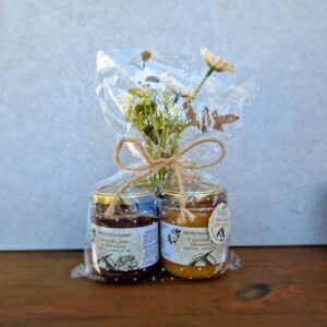 Pack Mermelada y Crema de Cacao con flores