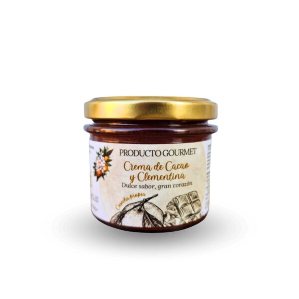 Crema de Cacao y Clementina 125g (Fondo Blanco)