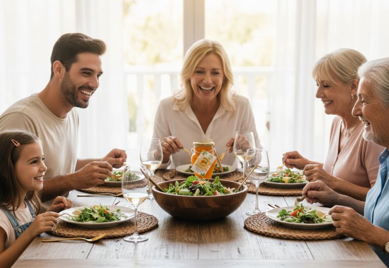 vinagreta-para-ensaladas vinagreta de naranja para ensaladas