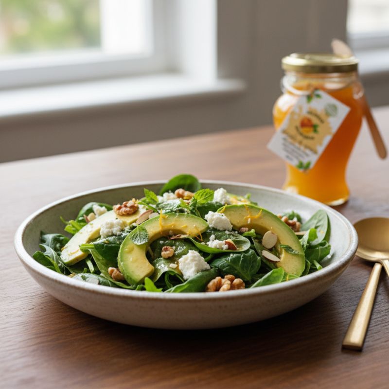 Vinagreta-Delicias-Solidarias-ensalada Vinagreta Delicias Solidarias con ensalada