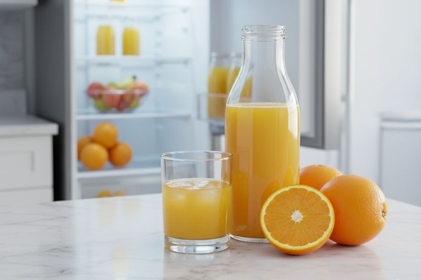 Cuánto dura el zumo de naranja natural en la nevera