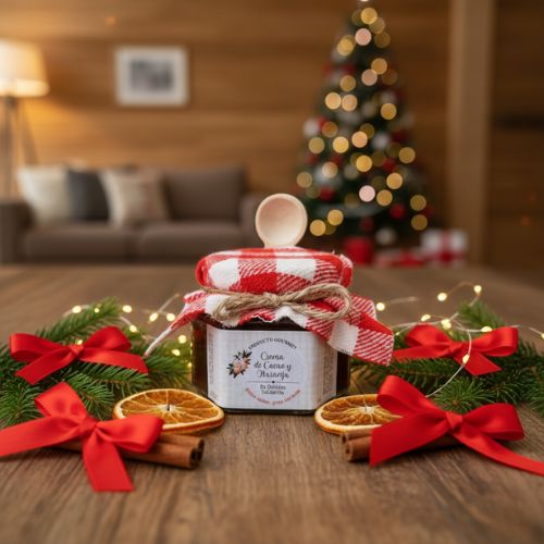 Navidad, cacao con tela